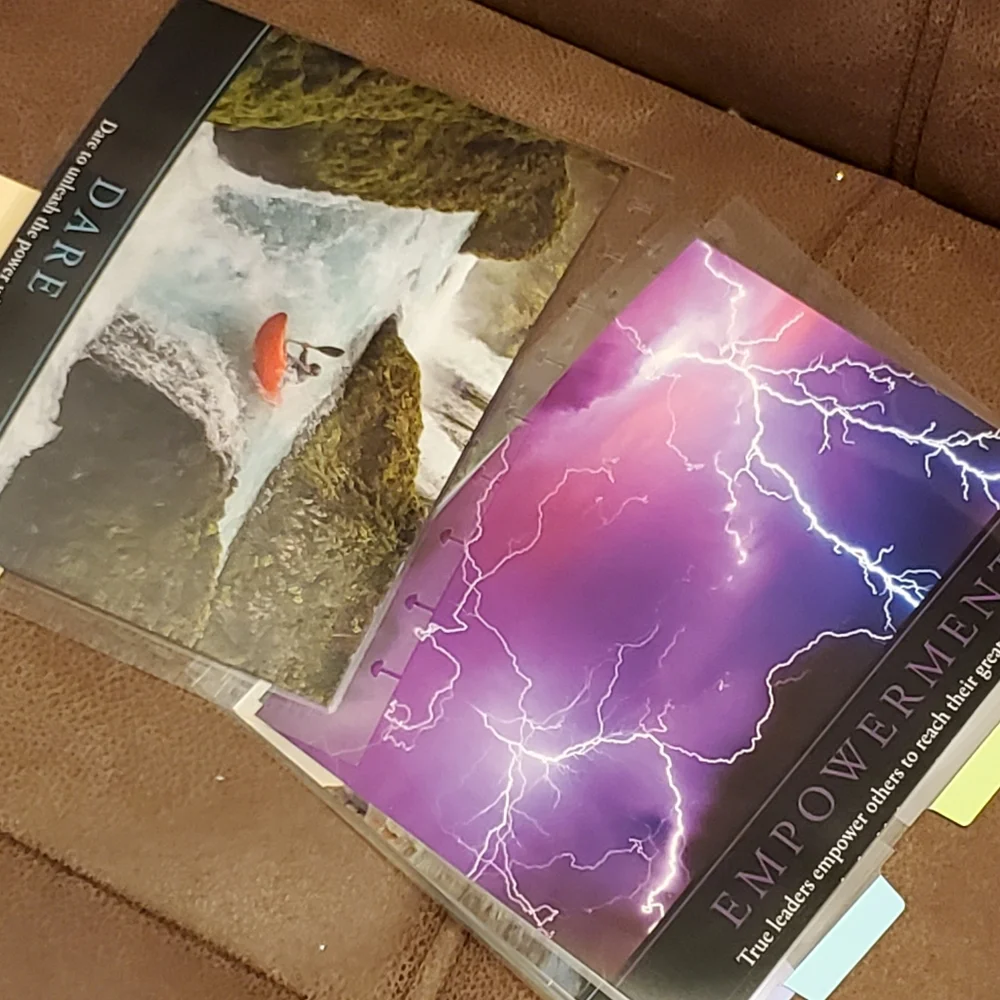 Homemade cover and 4 dashboards/dividers for a classic size disc bound planner